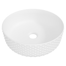 Allure Dimple 360mm Round Ceramic Above Counter Basin